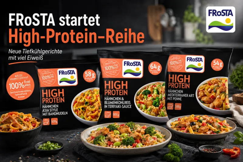 Frosta bringt neue High-Protein-Gerichte