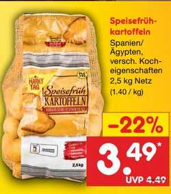 2,5kg Speisefrühkartoffeln