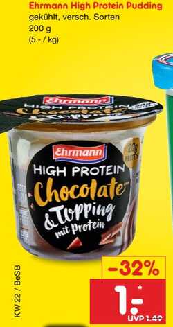 200g Ehrmann High Protein Pudding