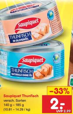 140g Saupiquet Thunfisch
