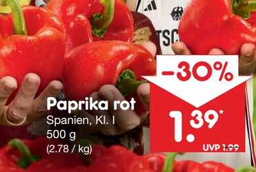 500g Paprika rot