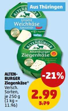 250g ALTENBURGER Ziegenkäse