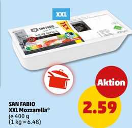 400g SAN FABIO XXL Mozzarella