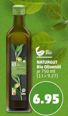 750ml NATURGUT Bio Olivenöl