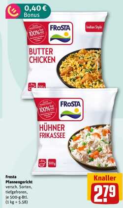 500g Frosta Pfannengericht