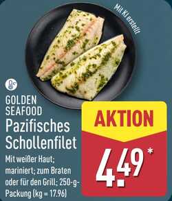 250g Golden Seafood Pazifisches Schollenfilet
