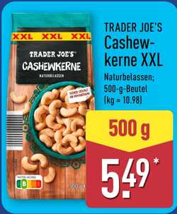 500g TRADER JOE'S Cashewkerne XXL