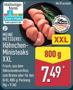 800g Hähnchen-Ministeaks XXL