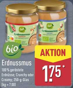 250g Bio Erdnussmus