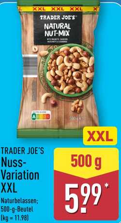 500g TRADER JOE'S Nuss-Variation XXL
