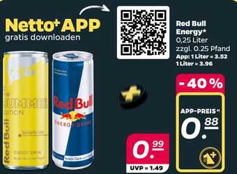 250ml Red Bull Energy