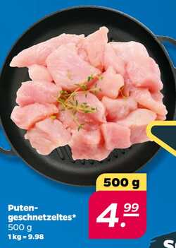 500g Putengeschnetzeltes