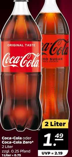 2 Liter Coca-Cola Zero