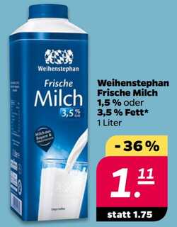 1L Weihenstephan Frische Milch