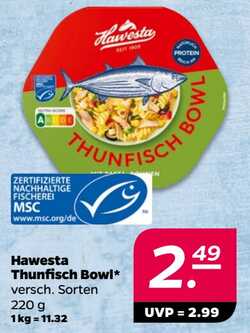 220g Hawesta Thunfisch Bowl