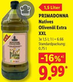 1,5l PRIMADONNA Natives Olivenöl Extra XXL