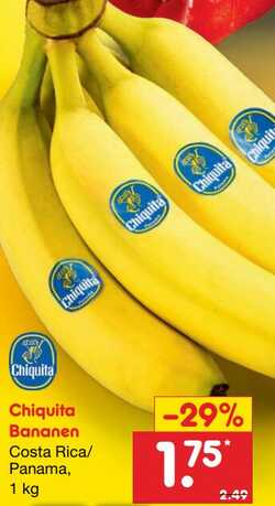 1kg Chiquita Bananen