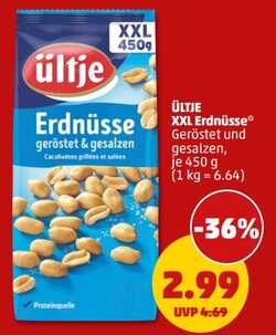 450g Ültje XXL Erdnüsse geröstet & gesalzen
