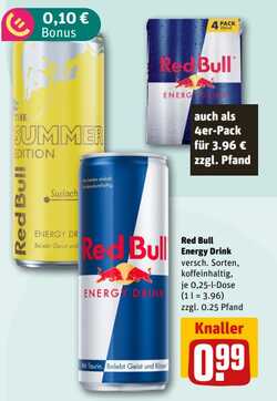 250ml Red Bull Energy Drink