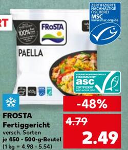 450/500g Frosta Fertiggericht
