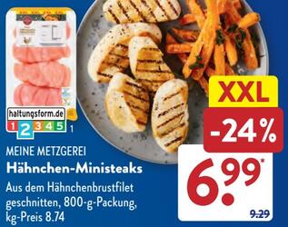 800g Hähnchen-Ministeaks