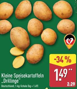 1kg Kleine Speisekartoffeln „Drillinge“