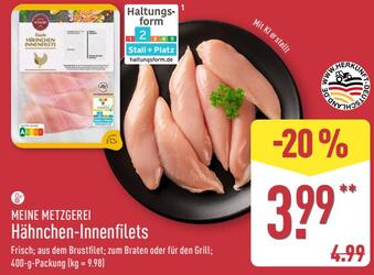 400g Hähnchen-Innenfilets