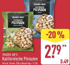 250g Trader Joe's Kalifornische Pistazien