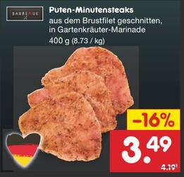 400g Puten-Minutensteaks