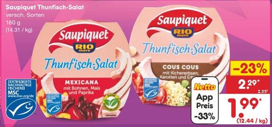 160g Saupiquet Thunfisch-Salat