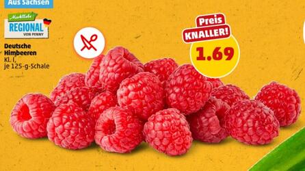 125g Deutsche Himbeeren
