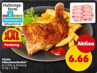 2kg Frische Hähnchenschenkel
