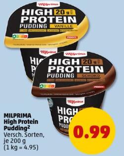200g MILPRIMA High Protein Pudding Vanille