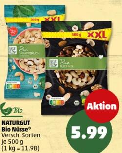 500g Naturgut Bio-Nussmix