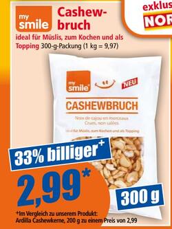 300g my smile Cashewbruch