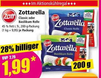 200g Zottarella Classic Rolle