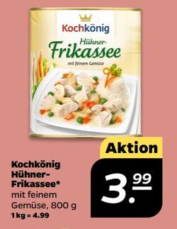 800g Kochkönig Hühner-Frikassee mit feinem Gemüse