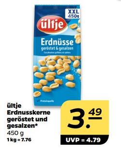 450g ültje Erdnusskerne geröstet und gesalzen