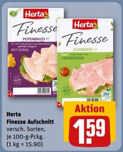 100g Herta Finesse Aufschnitt Putenbrust