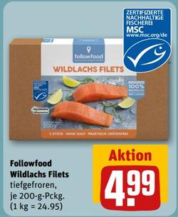 200g Followfood Wildlachs Filets