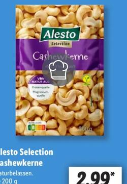 200g Alesto Selection Cashewkerne naturbelassen