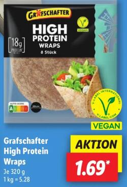 320g Grafschafter High Protein Wraps