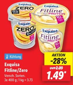 400g Exquisa Fitline Protein Quark-Joghurt-Creme