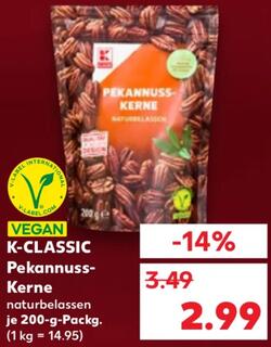 200g K-Classic Pekannusskerne