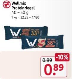 40-50g Wellmix Proteinriegel