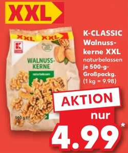 500g K-Classic Walnusskerne