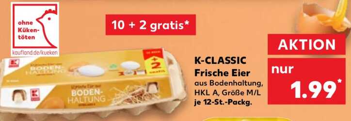 12 Eier aus Bodenhaltung