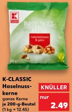 200g K-Classic Haselnusskerne