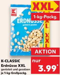 1kg K-Classic Erdnüsse