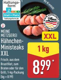 1kg Hähnchen-Ministeaks XXL